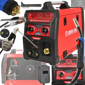 Svejseapparat MIG, MMA & TIG Kit 230V - Robust & effektiv svejseinverter - Med display
