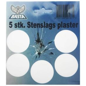 Stenslags plaster Til Bilens Ruder - Basta Car Care - 5 stk