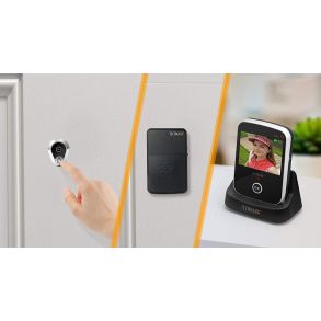 Digital Drklokke Trdls - Technaxx TX-75 - Komplet st M/ Vidvinkel P 170