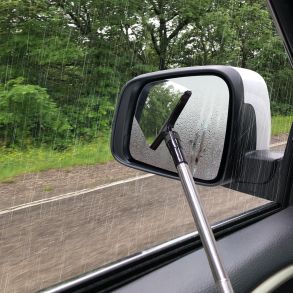 Teleskopisk skraber til sidespejl - Op til 102 cm