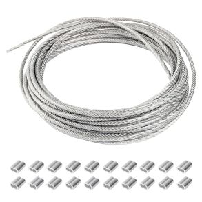 Stlwire 20 meter - Rustfrit stl - 1 mm tykkelse