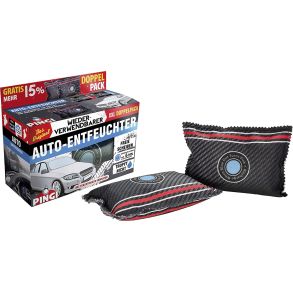 Bilaffugter XXL Sort - PINGI Genanvendelig - 350 gr. x 2 Stk