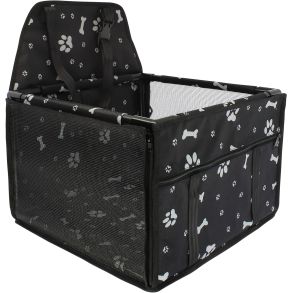 Transportboks til bil Universal - Inkl. opbevaringslommer - 39x39x27 cm (bl, gr eller sort)