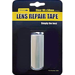 Lygteglas Reparationstape - L. 1M x B. 50 mm - Fs i 2 forskellige farver