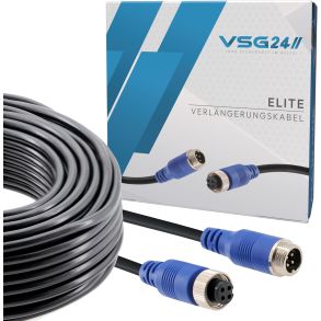 Forl�ngerkabel til bakkamera 4PIN - L�ngde 20 meter