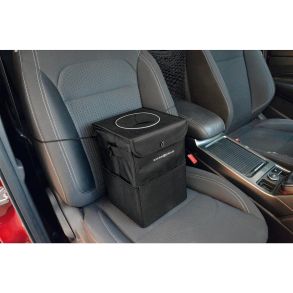 Opbevaringstaske & affaldsspand til bil 12 liter - inkl. lommer p siden - Foldbar 20x20x30 cm