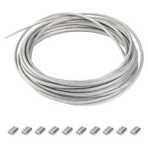 Stlwire 18 meter - Rustfrit stl - 3 mm tykkelse