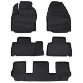 Gummimtte st med kant - FORD Galaxy 2006-> (m. oval mttels)