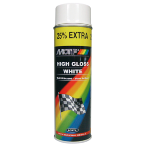 Maling Blank Hvid - Spray MoTip - 500 ml