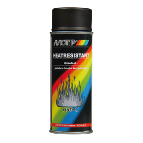 Varmefast Maling Sort 650�C - MoTip - Spray 400 ml