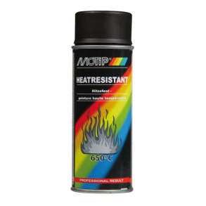 Varmefast Maling Sort 650C - MoTip - Spray 400 ml