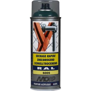 Spraymaling Mossy Green - Motip - 400 ml (RAL 6005)