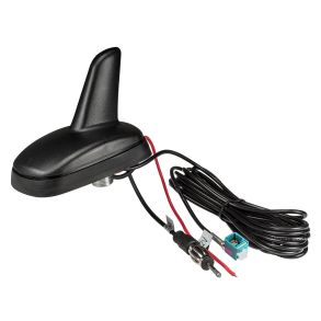 Tagantenne Hajfinne 12V AM/FM & GPS - Med Integreret Forstrker - Fakra & DIN Stik