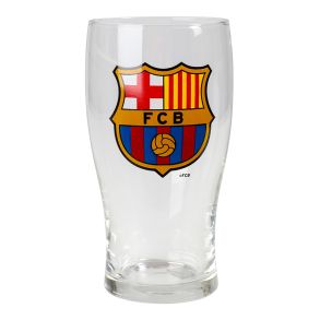lglas med FC Barcelona logo - 1 Pint (0,56 liter)