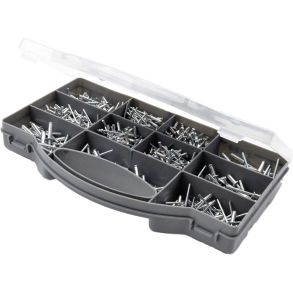 Popnitter / Blindnitter Sortiment Med 600 stk - Str. 3,2x6-4,8x14 mm