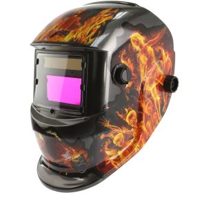 Svejsehjelm Automatisk Med solceller - XPOtool ddningehoved motiv - Justerbar i strrelse DIN 9-13