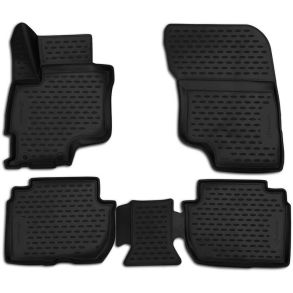 Gummimtte st med kant - MITSUBISHI Outlander PHEV 2014-2019 4 stk.