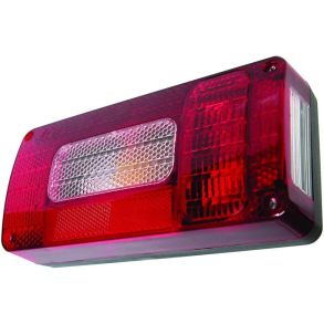 Trailerbaglygte Inkl. Prer 12V - 6-Funktioner Venstre - 215x100 mm