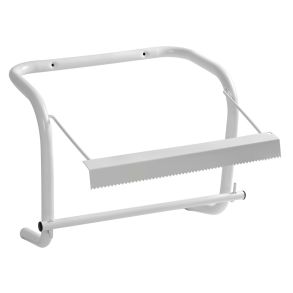 Vgstativ Til Aftrringsrulle/Vrkstedsrulle - Hvid Metal 40,5x25x23 cm