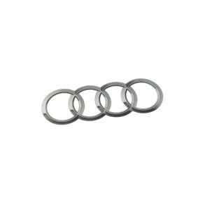 Audi Sticker Original - Ml 45x16 mm - Sort 1 stk