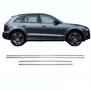 Sidelister - Audi Q7 RG. 2008-2016 - 4 stk. Rustfri stl krom