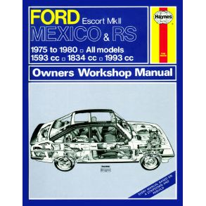 Reparationsbog Haynes - Ford Escort Mk II Mexico, RS 1800 & RS 2000 (75 - 80)