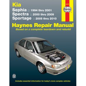 Reparationsbog Haynes - Kia Sephia, Spectra & Sportage (94-10)