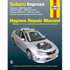 Reparationsbog Haynes - Subaru Impreza (02-11)