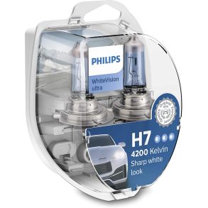 H7 Pre - PHILIPS WhiteVision Halogen - 55 watt (2 Stk)