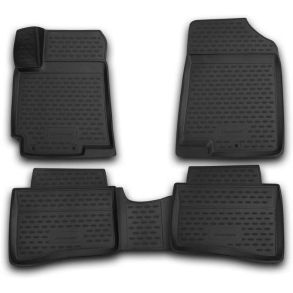 Gummimtte st med kant - HYUNDAI Solaris 2014-2016 4 stk.