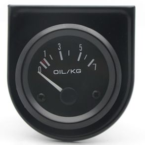 Olietryksmler 12V - Auto Gauge - Sort 52 mm