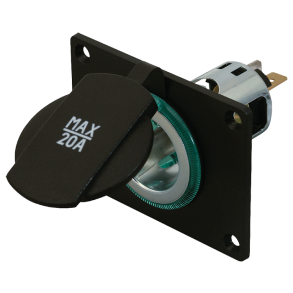 Strmudtag Med Lg 12V-24V - PRO CAR - Til Fastmontering 