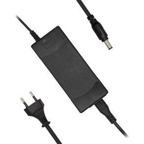 Oplader til Lbehjul - AC/DC 230V->42V / 2A - Stik DC 5.5 mm 2.5 mm
