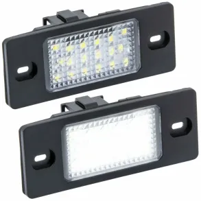 Nummerpladelygter Led M/ SMD Dioder - Opel / Porsche / Skoda / VW - 2 Stk