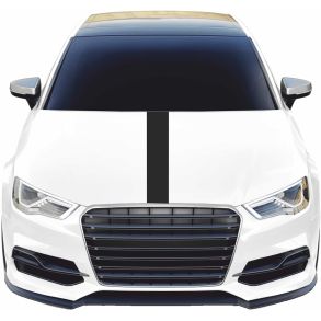 Viper Stribe 1 stk. - L. 400 cm x B. 15 cm - Mat Sort