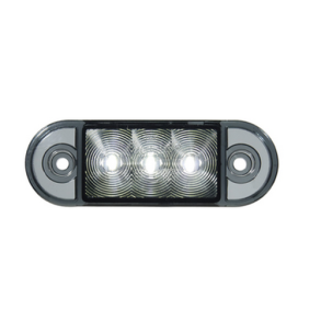 Position light LED 12-24V - White Smoky - ECE-R7 & ECE-R91 approved