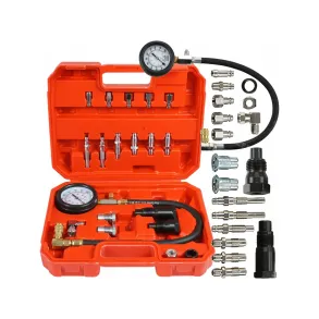 Kompressionstester Kit Til Dieselmotorer - 0-70 bar/ 0-1000 PSI - 20 dele