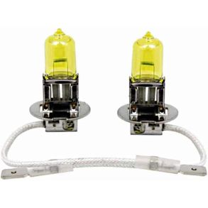 H3 12V Halogenpre 100W Gul - Gold Vision 2800K - 2 Stk