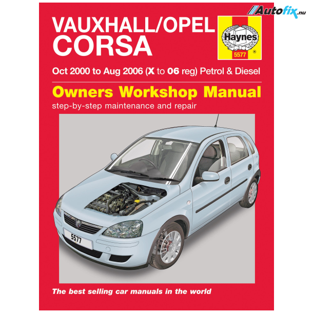 Reparationsbog Haynes - Opel Corsa C Benzin &amp; Diesel 10/2000 -> 8/2006