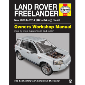 Reparationsbog Haynes - Land Rover Freelander Diesel - rg. 2006 - >2014