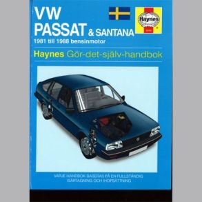 Reparationsbog Haynes - Volkswagen Passat (81 - 88) (Svensk Udgave)
