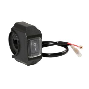 Motorcykelkontakt on/off knap 12V - Vandtt IP55 - Universal 1 stk