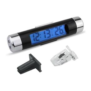 Termometer Digital - Med ur og kalender funktion - LCD Display