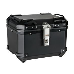 Bagageboks sort til motorcykel - Robust med l�s - 35 Liter