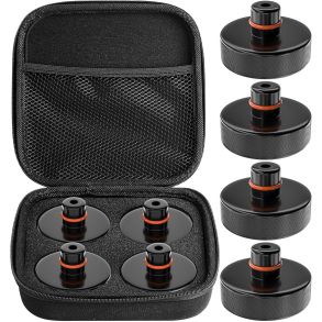 Lftesko/Gummiklods til donkraft - 4 stk.  77 x 47mm - Passer til Tesla