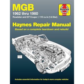 Reparationsbog Haynes - MGB Roadster og GT Coupe (1962-1980)