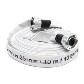 Slange til pumpe M/ D-Storz kobling - OneFlat - L. 10 meter / 25 mm