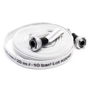 Slange til pumpe M/ D-Storz kobling - OneFlat - L. 20 meter / 25 mm