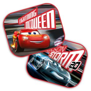 Solbeskytter til siderude - Disney Cars 3 2 stk - 44x35 cm