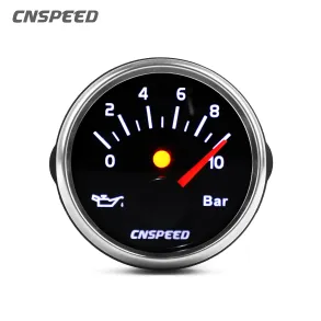 Olietryksmler 12V-24V - CNSPEED 0-10 Bar - Diameter 52 mm